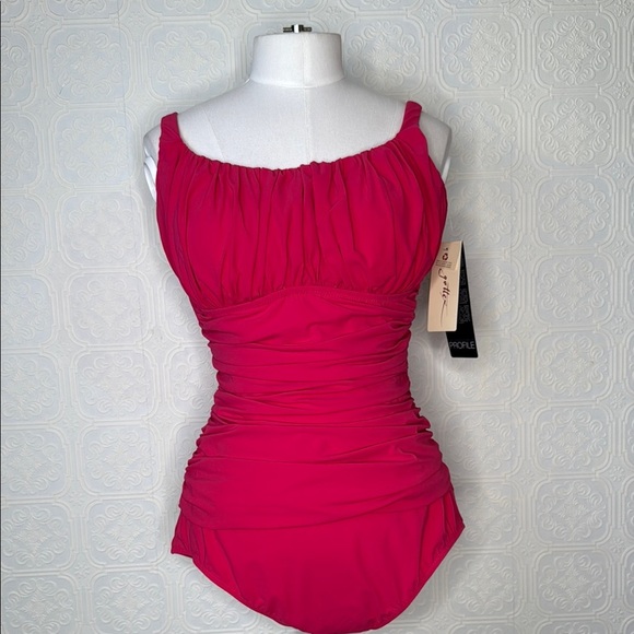 Profile by Gottex
Ruched One Piece Swimsuit, Size 16, NWT - Picture 2 of 13